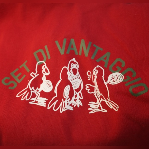 Palmes Men Vantaggio Hooded Sweatshirt 'Red' - Picture 8 of 11